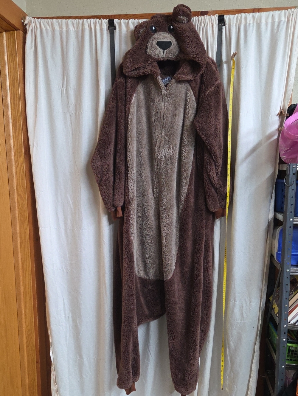 FUNZIEZ ADULT BROWN BEAR HALLOWEEN COSTUME SIZE XLarge